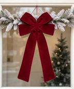 Ruby Velvet Christams Bow