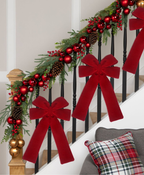 Ruby Velvet Christams Bow