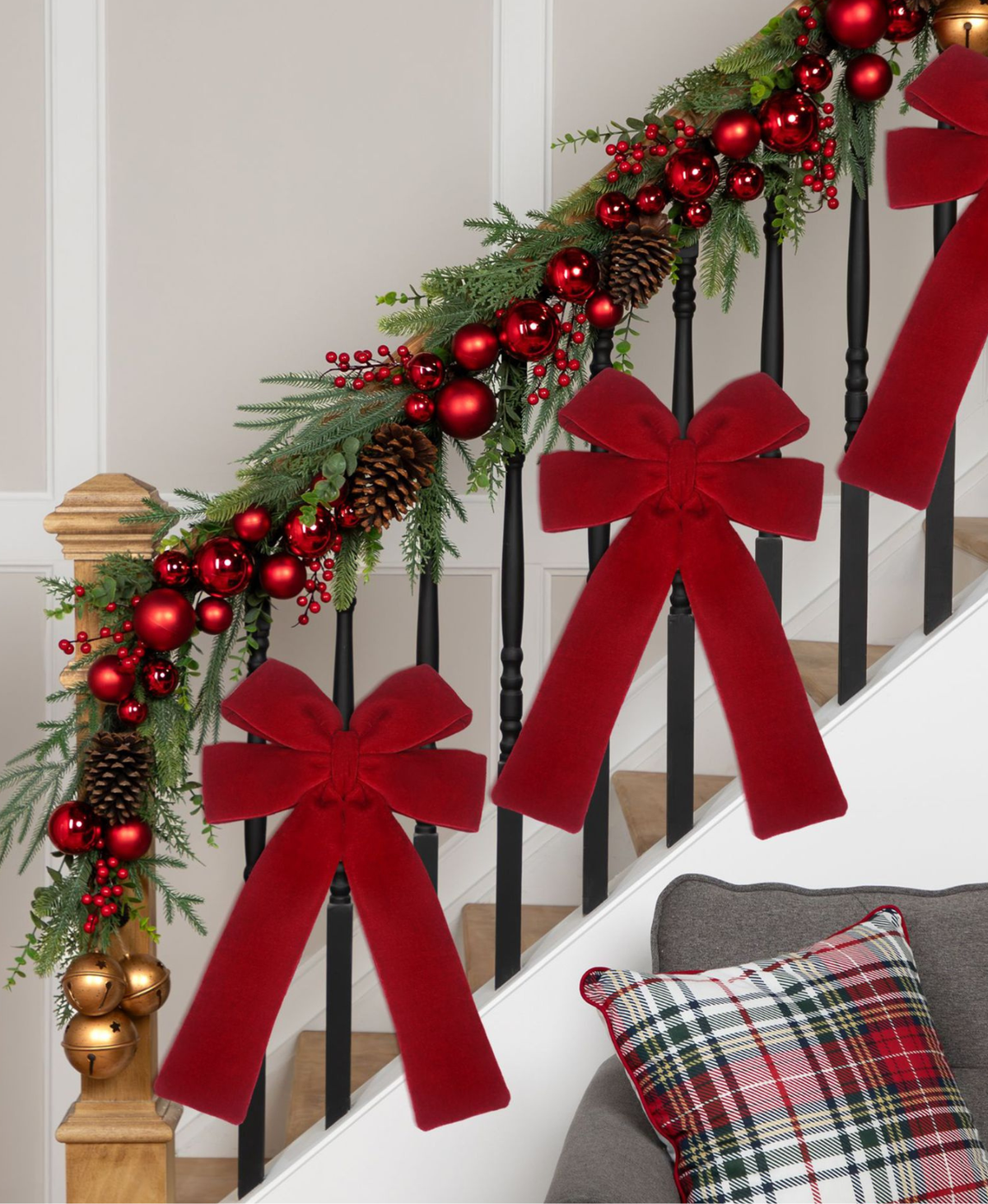 Ruby Velvet Christams Bow