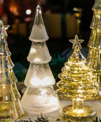 Gleaming Glass Christmas Tree Decoration