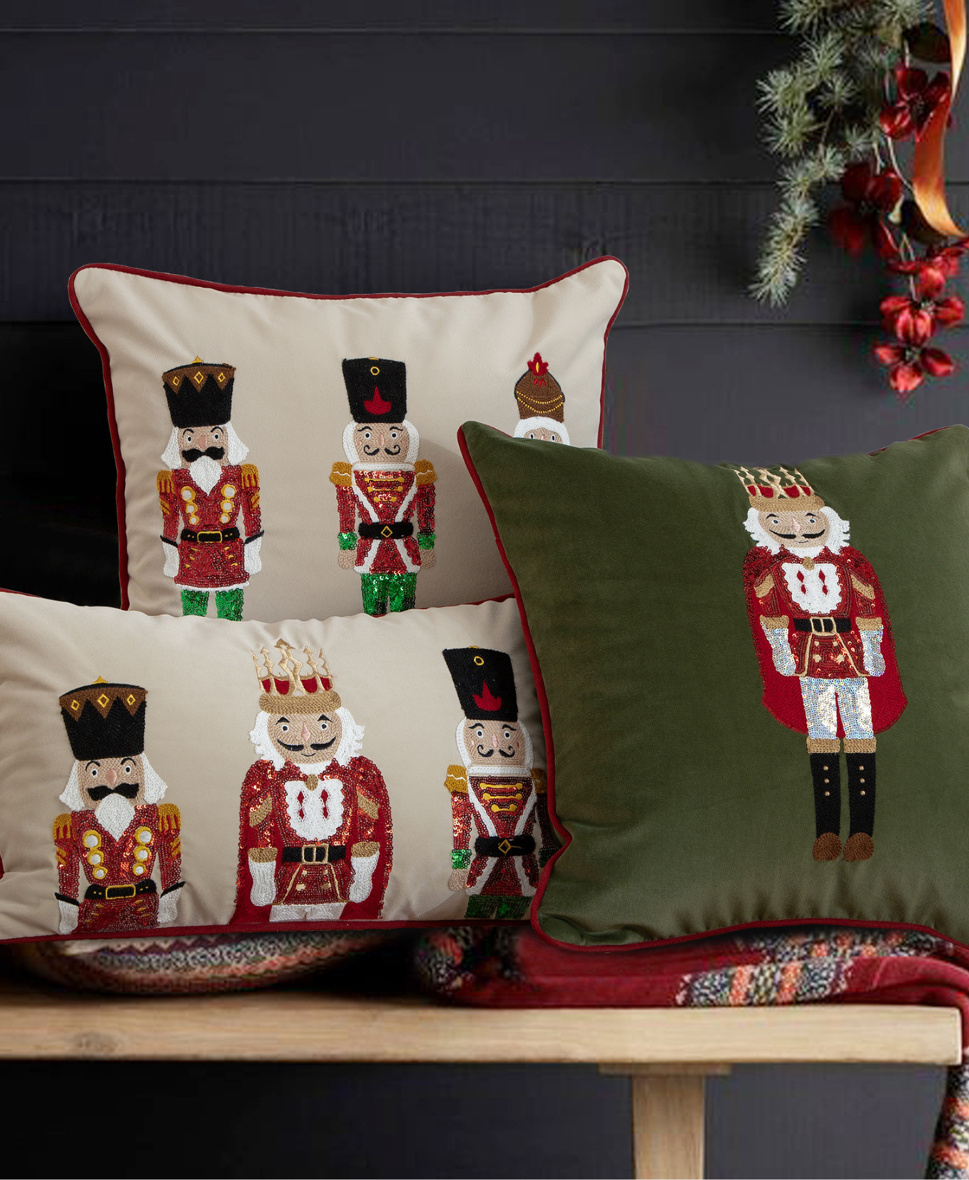 Nutcracker Magic Pillow Cover