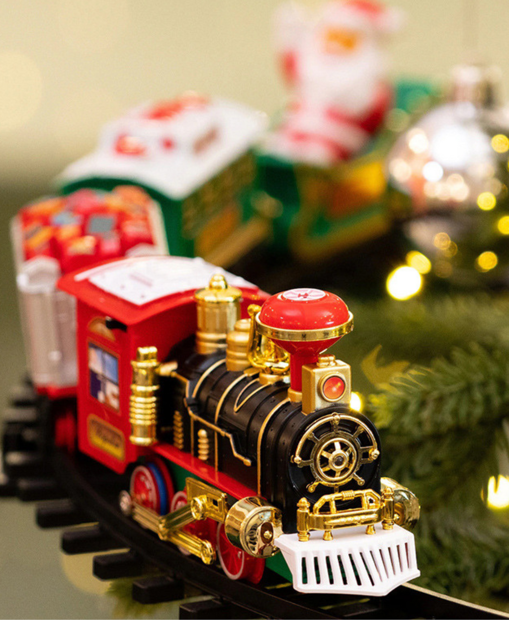 Santa’s Freight Tree Train - Suspended Rail Edition