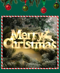Glow Script Christmas Light