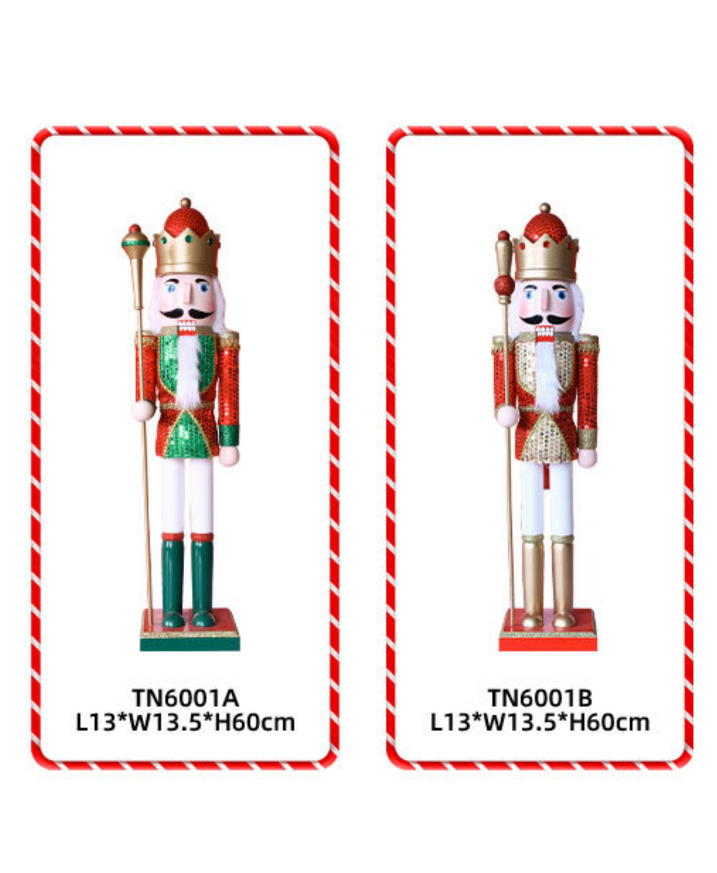 Holiday Sparkle Nutcracker – 60 cm