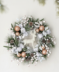 Snowy Antlers Wreath