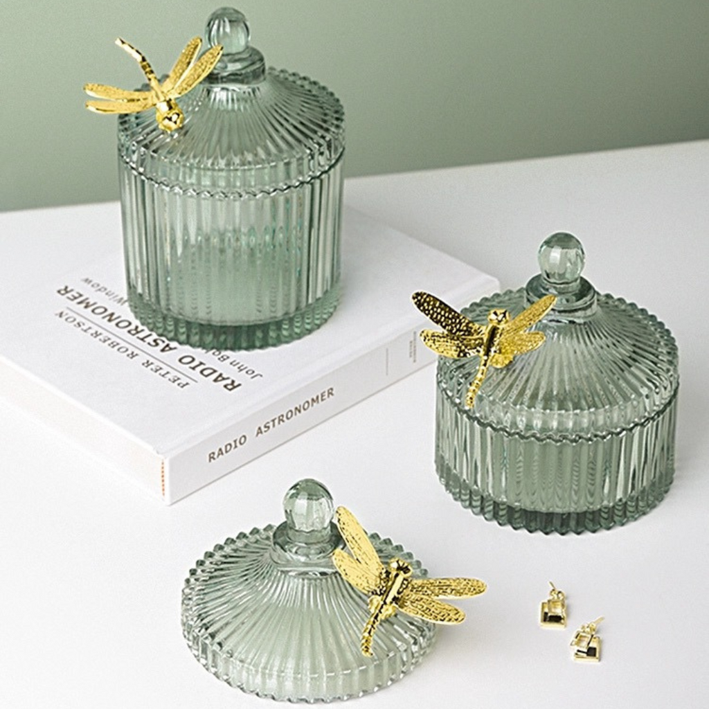 Crystal  Glass Storage Jar
