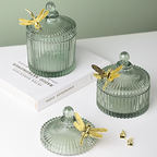 Crystal  Glass Storage Jar