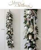 Luminous White Pearl Christmas Garland