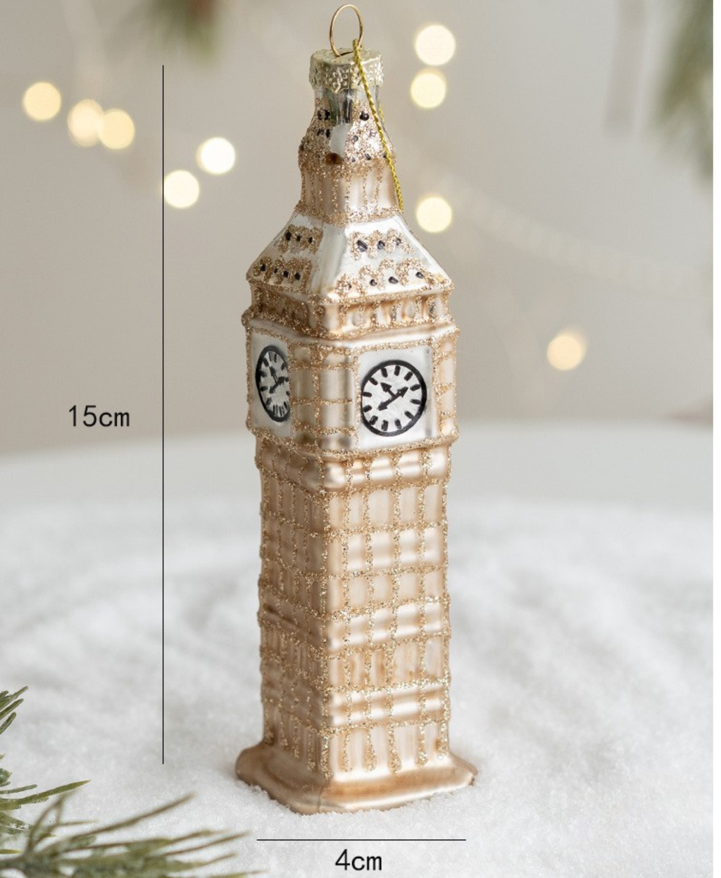 Glass Charm Christmas Ornaments
