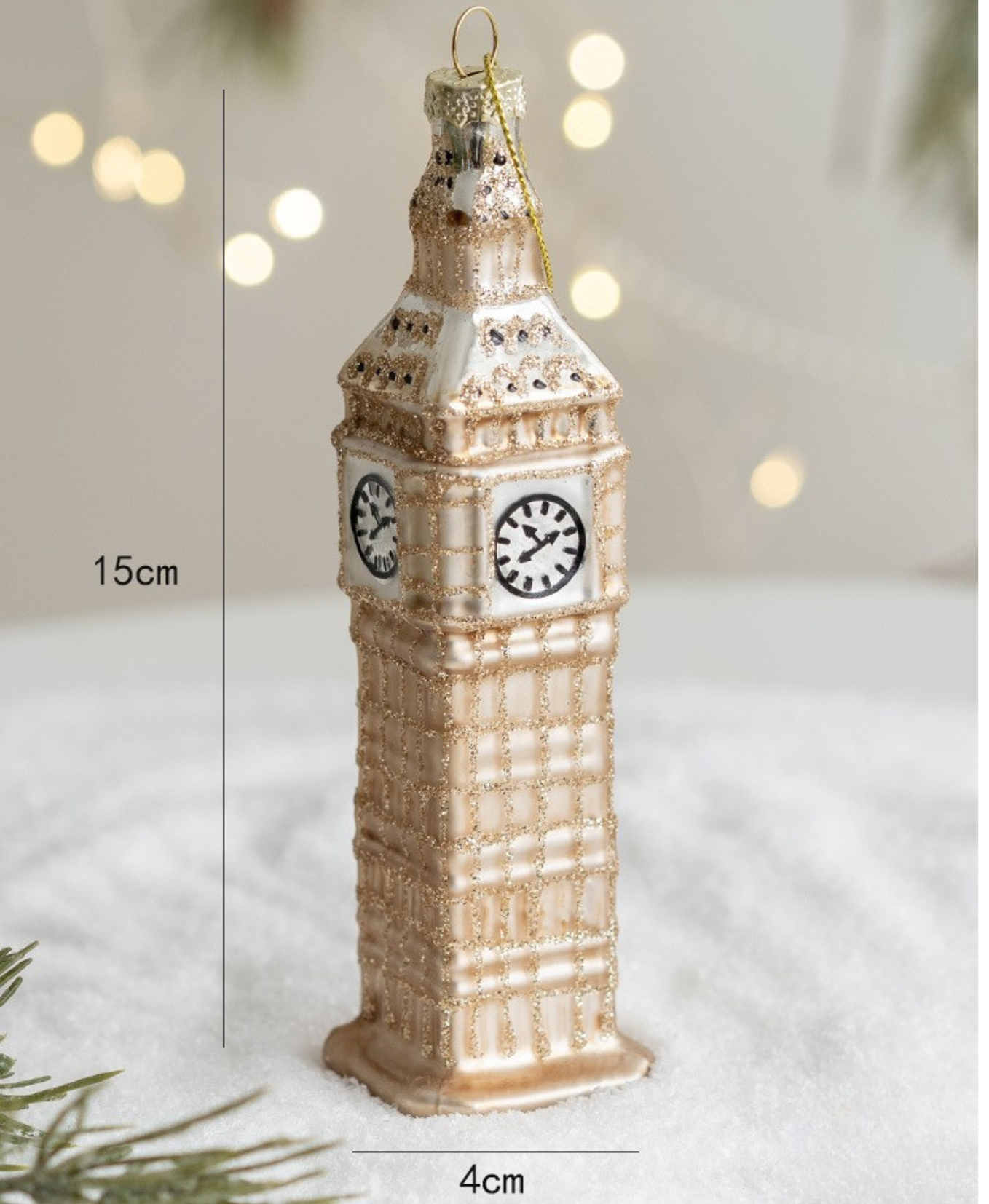 Glass Charm Christmas Ornaments