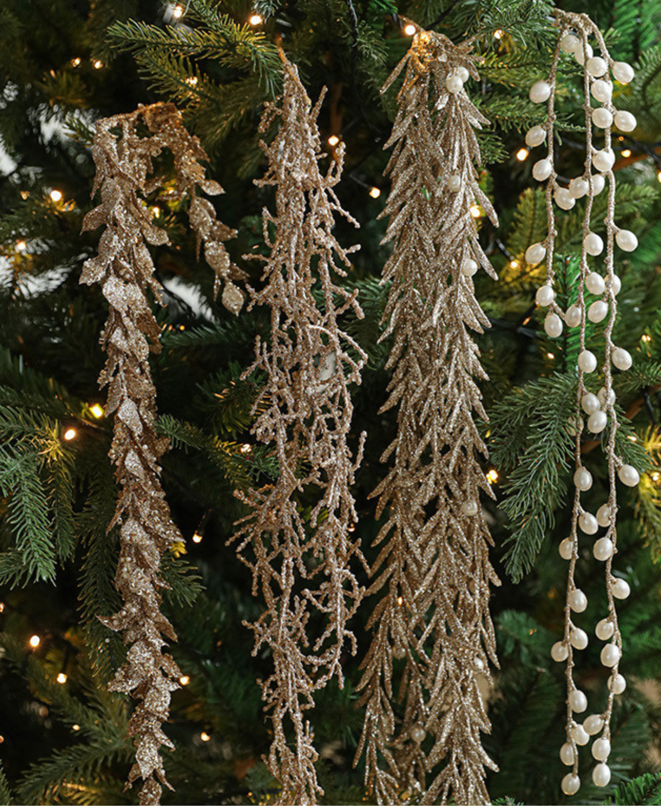 Rustic Wheat & Willow Christmas Ornament
