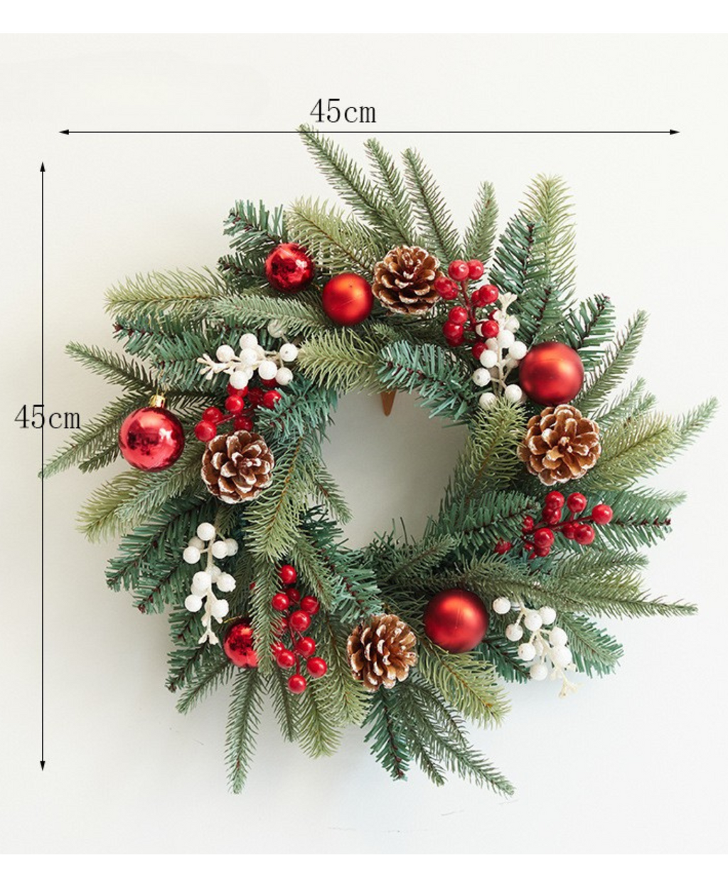 Natural Joy Christmas Wreath