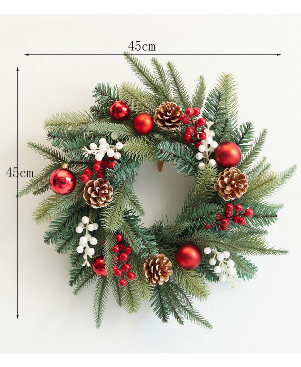 Natural Joy Christmas Wreath