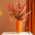 CNY Decorative Ceramic Flowers and Vase