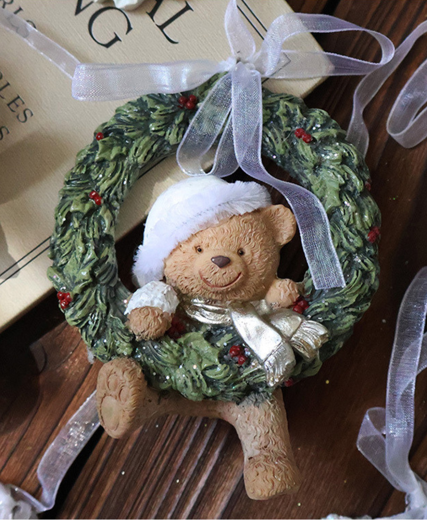 Cutie Bear Christmas Ornament
