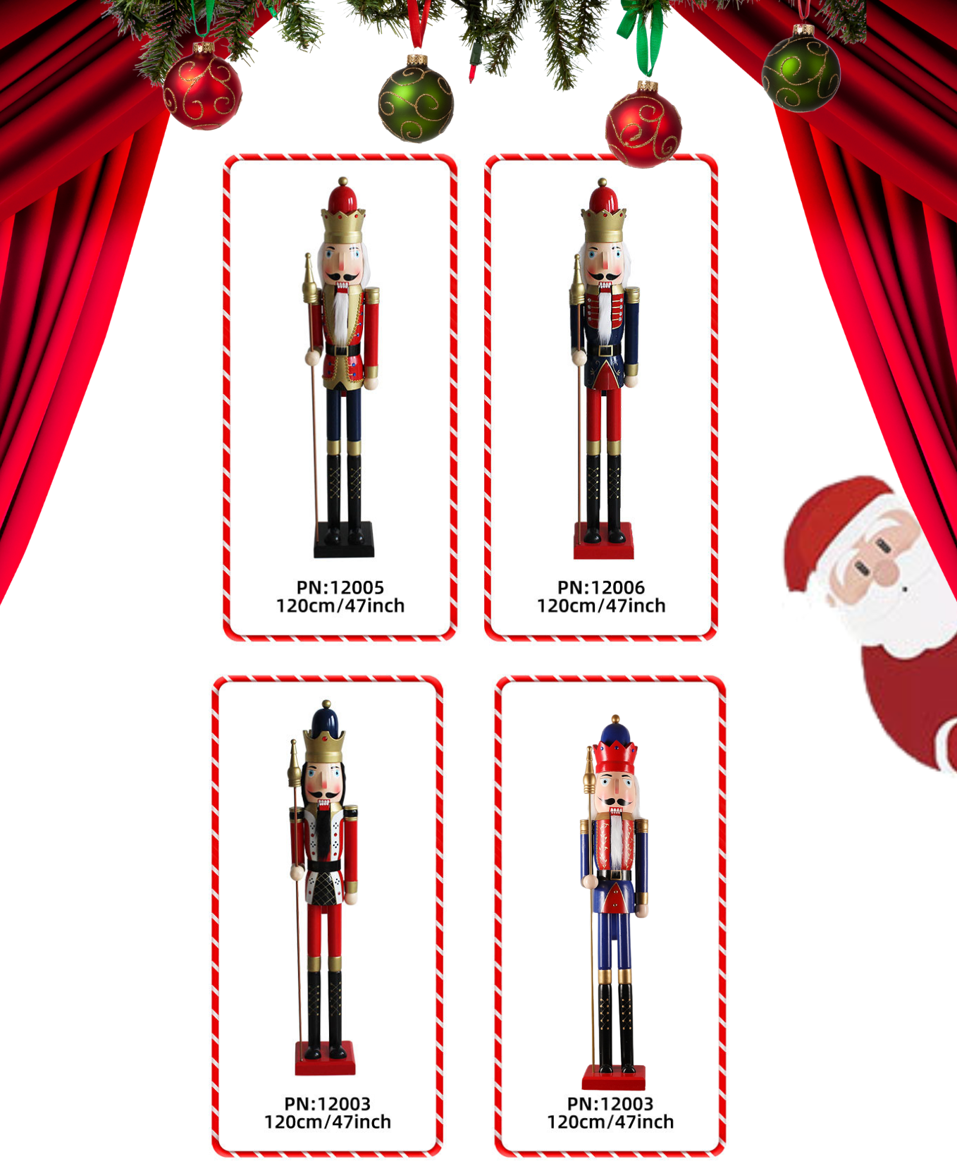 Merrivale Holiday Nutcracker – 120 cm