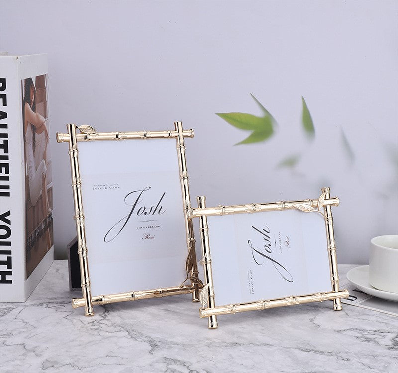 GIFTING INSPIRATION - Gold Bamboo Picture Frame