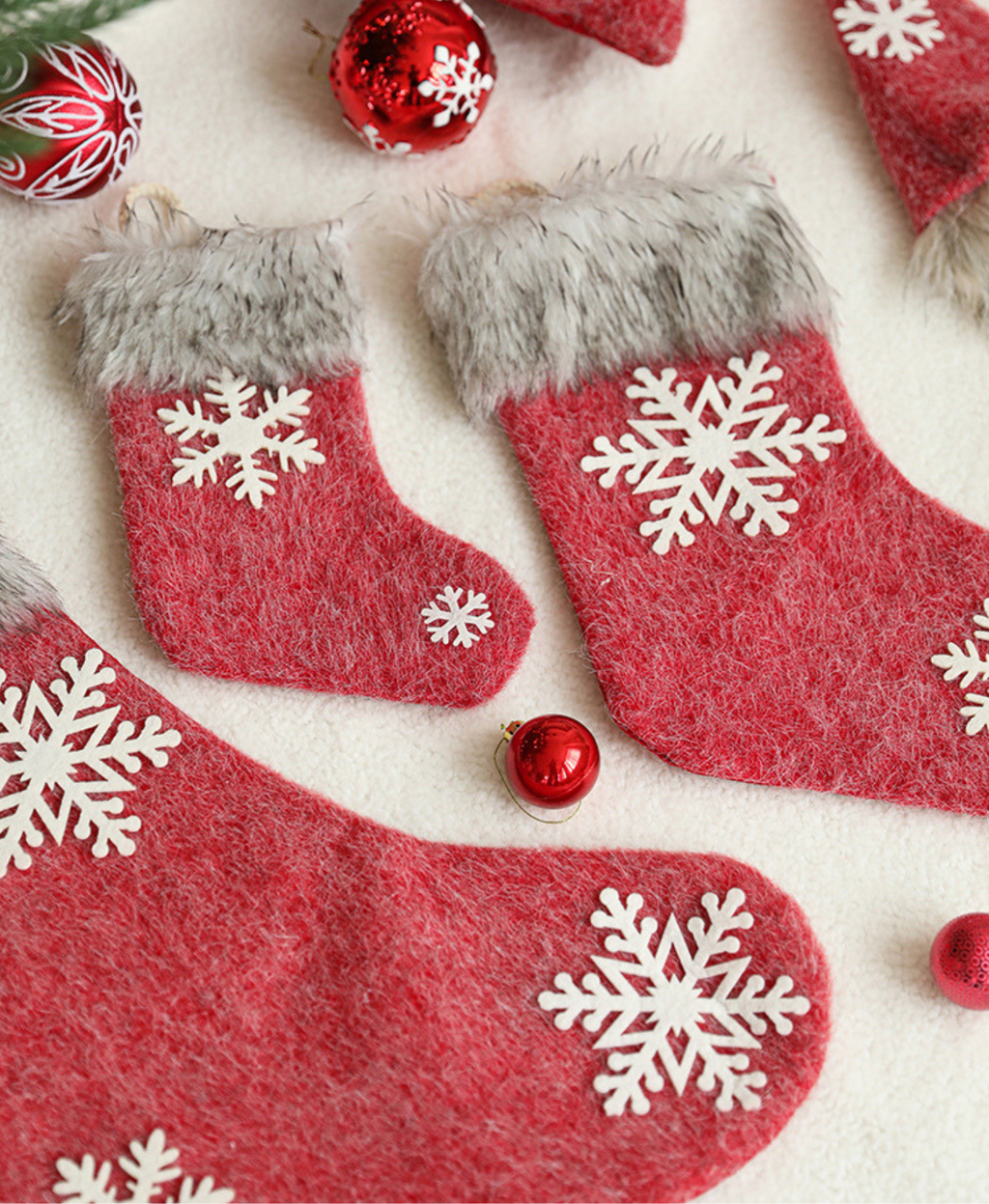 Red Christmas Stocking Decoration