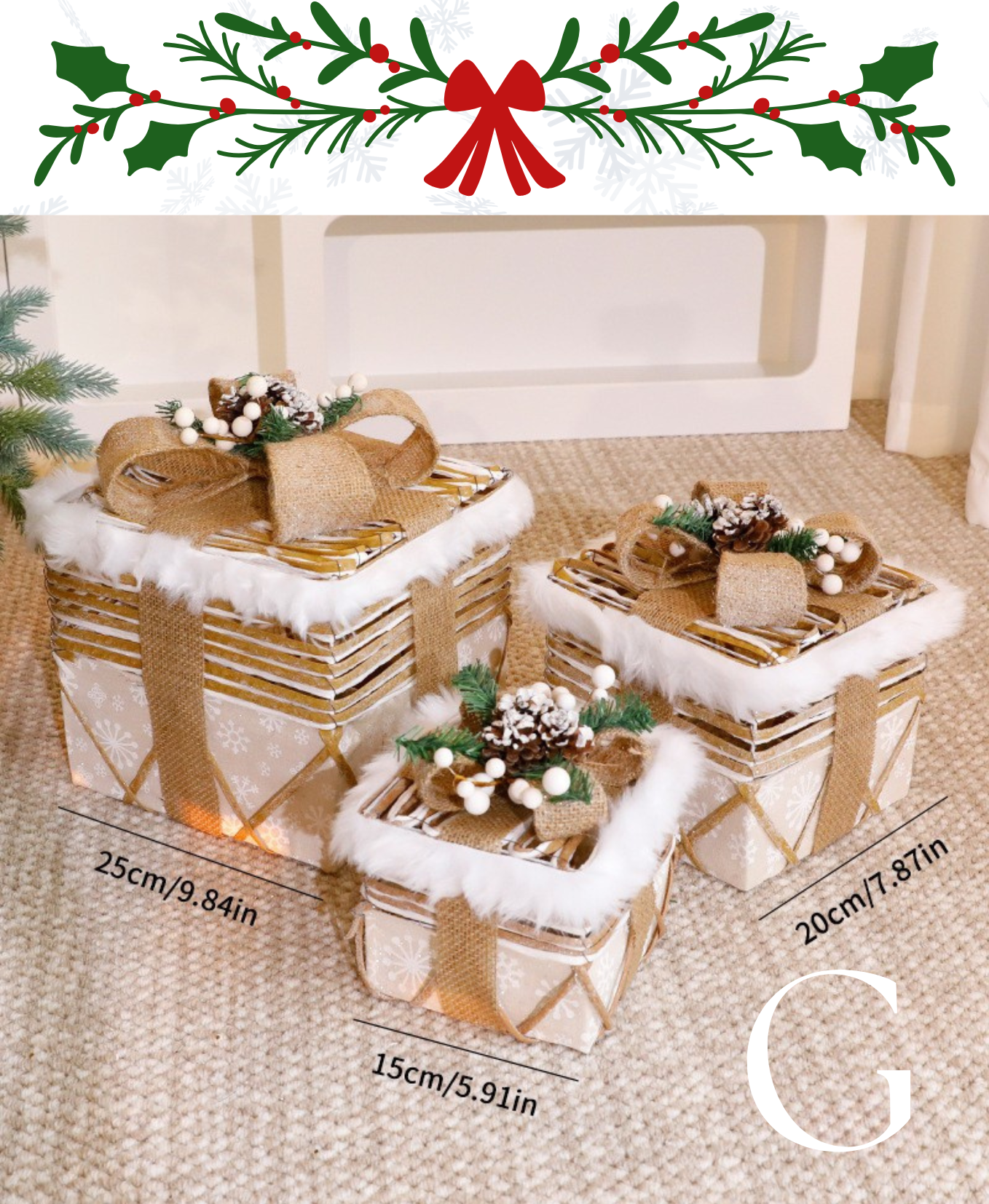 Magical Christmas Tree Gift Box Decoration