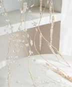 Golden Crystal Drop Ornament