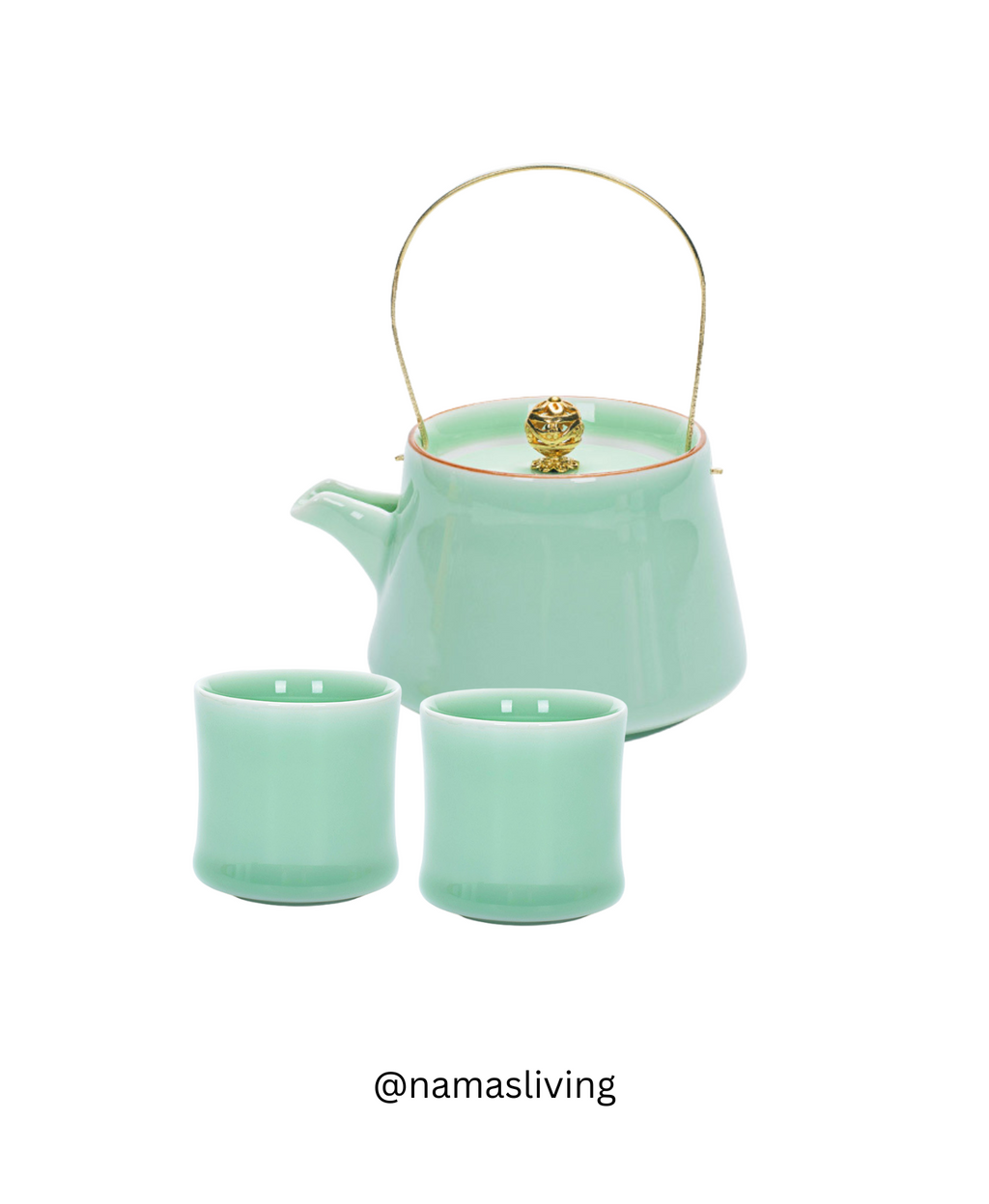 GIFTING INSPIRATION - Bamboo Jade Ceramic Tea Set
