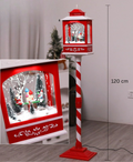 Christmas Seesaw Light Post