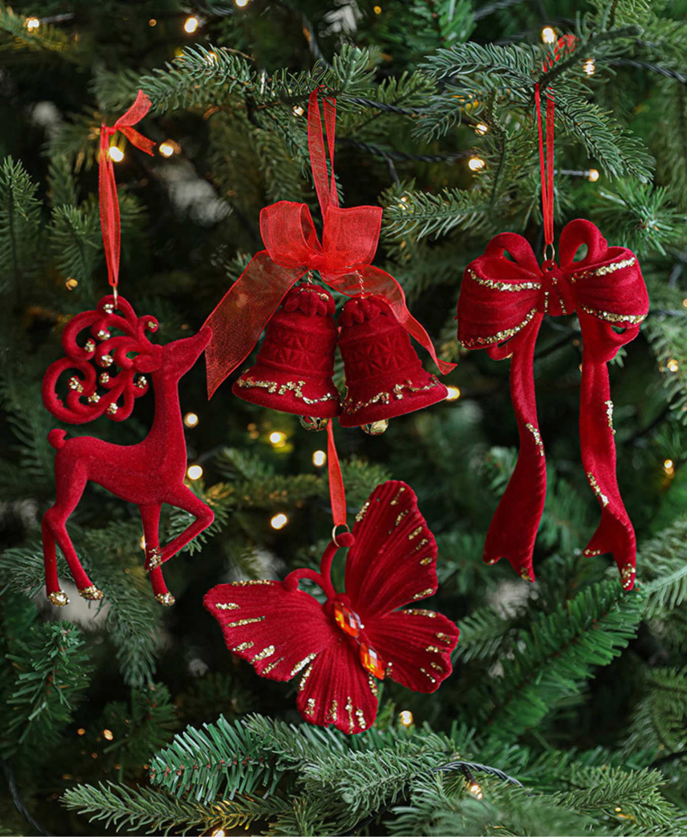 Velvet Maroon Holiday Ornament