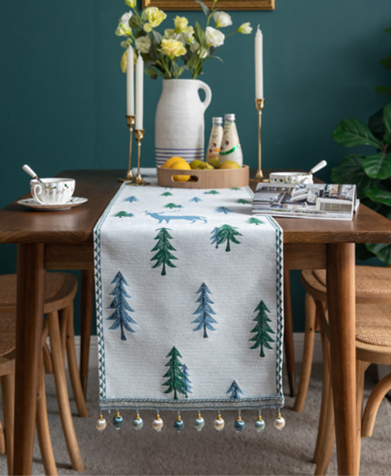Alpine Holiday Table Runner
