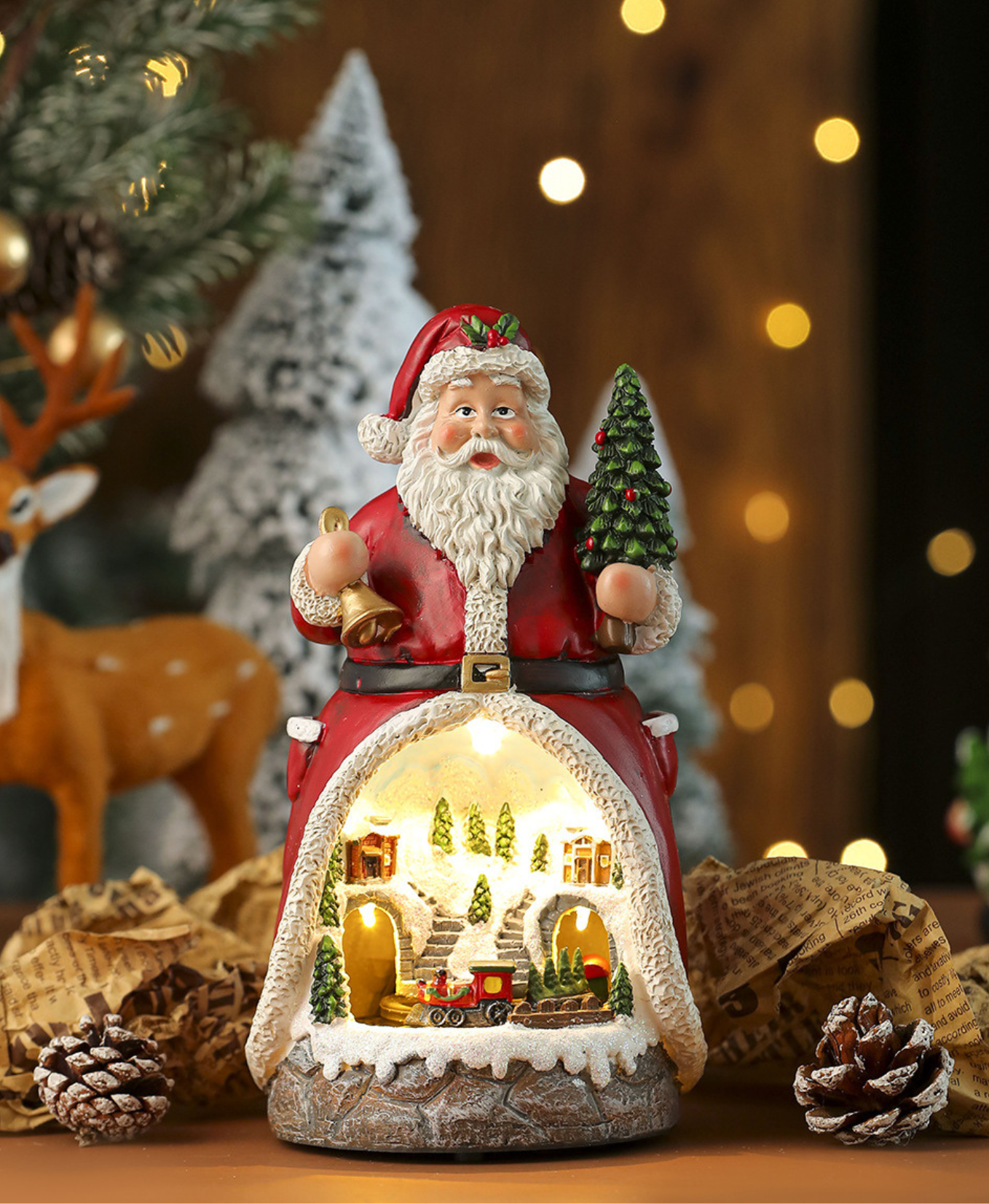 Whimsy Winterland Light-Up Figurine