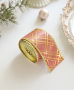 Pink Glitz Christmas Ribbon