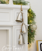 Vintage Metal Bell Ornament
