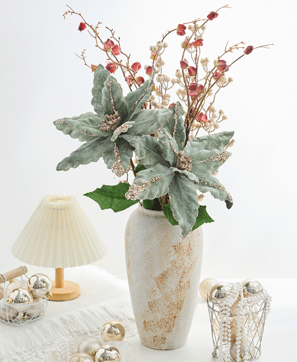 Christmas Velvet Bloom Ornament