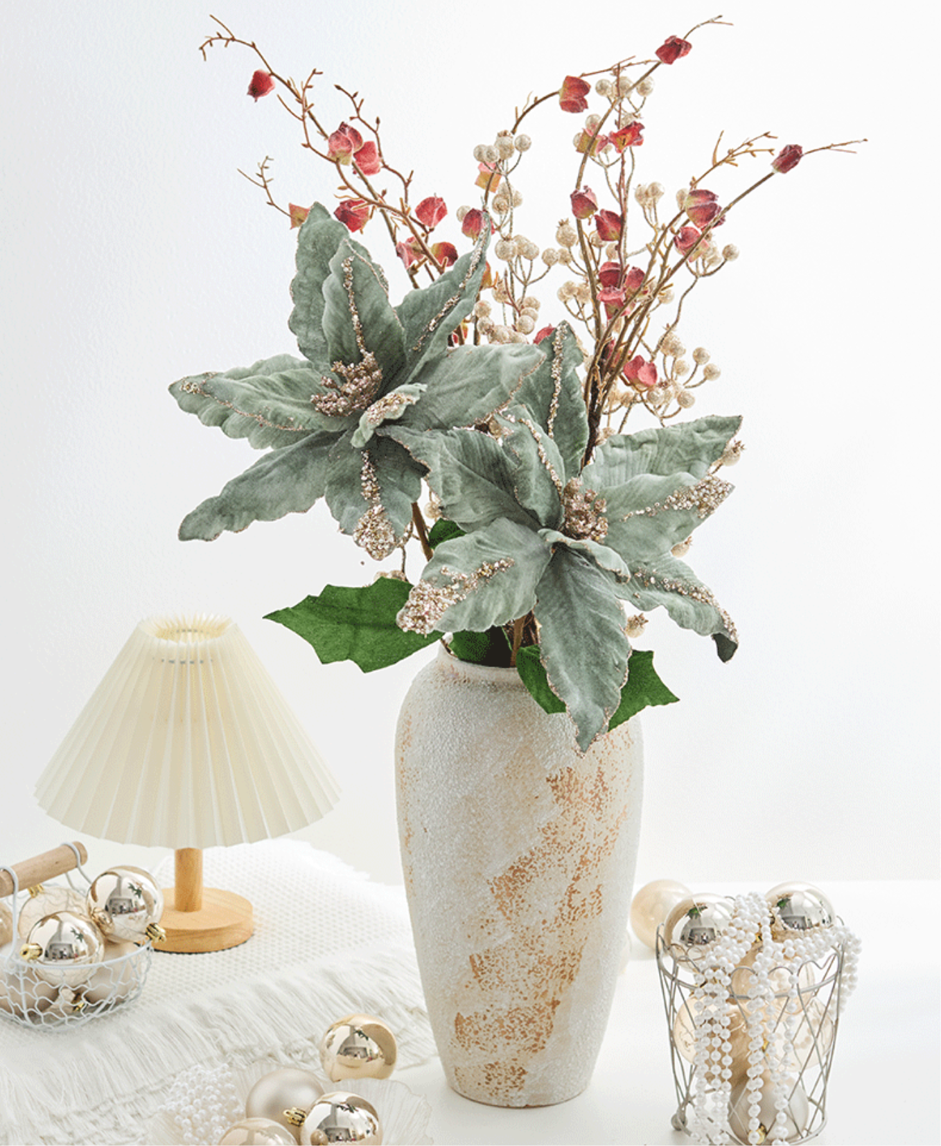 Christmas Velvet Bloom Ornament