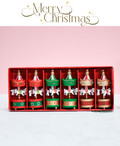 Mini Christmas Carousel Ornament Set