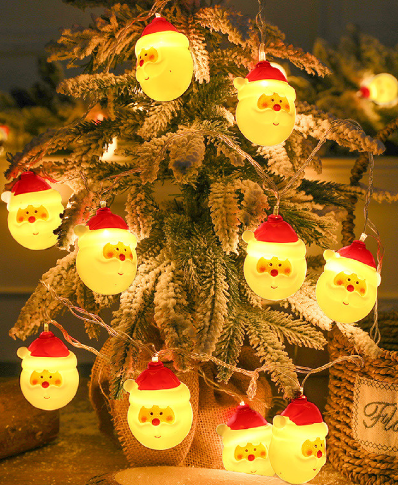 Santa Sparkle LED Light String