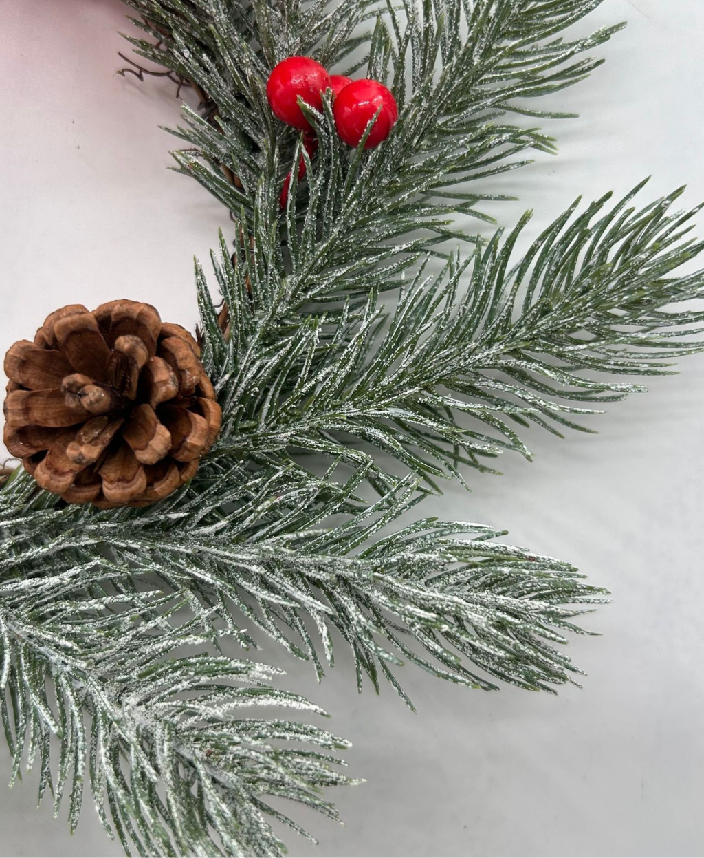 Velvet Pine Door Wreath