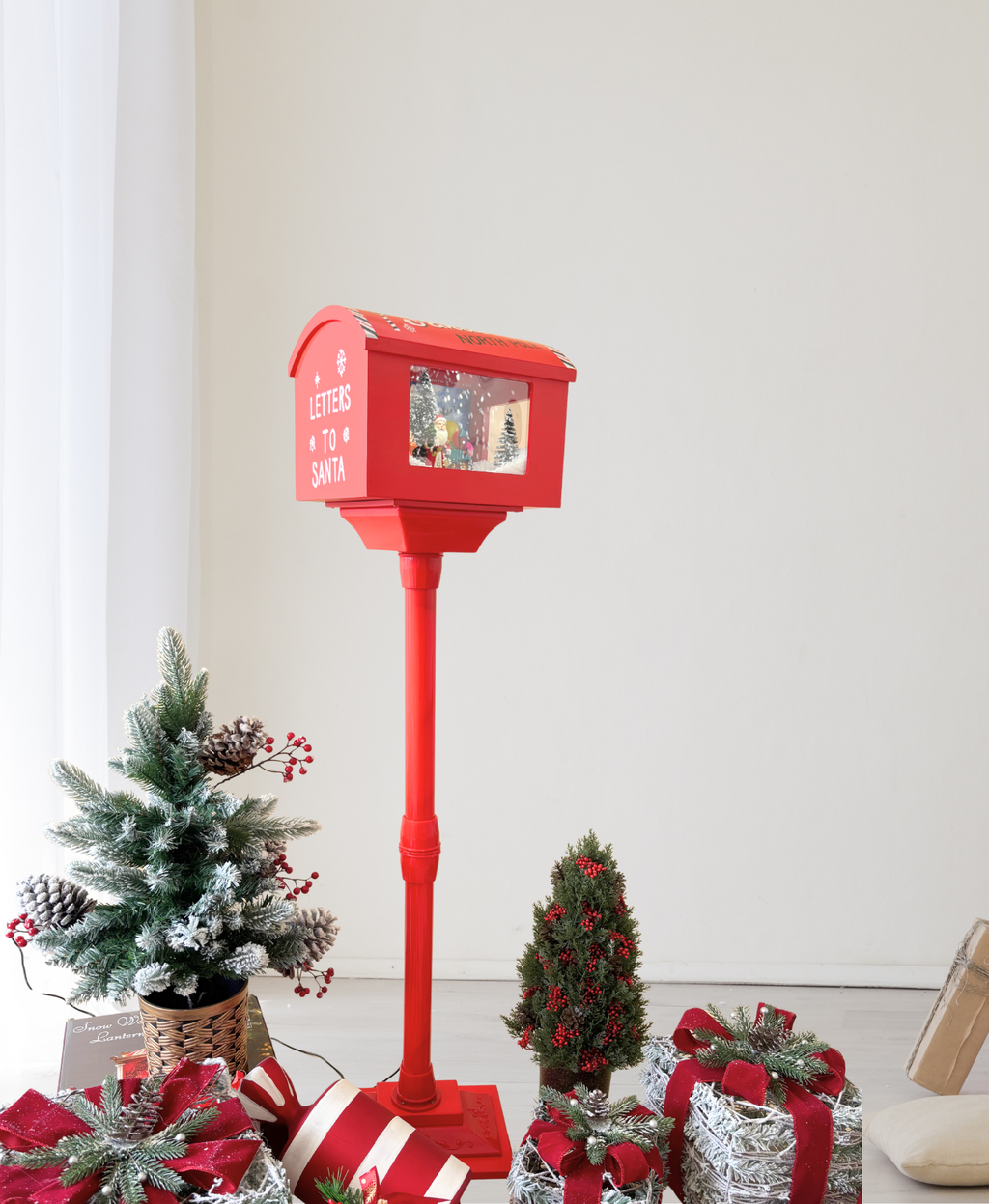 Santa’s North Pole Lighted Mailbox