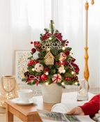 Red & White Joy Christmas Tree