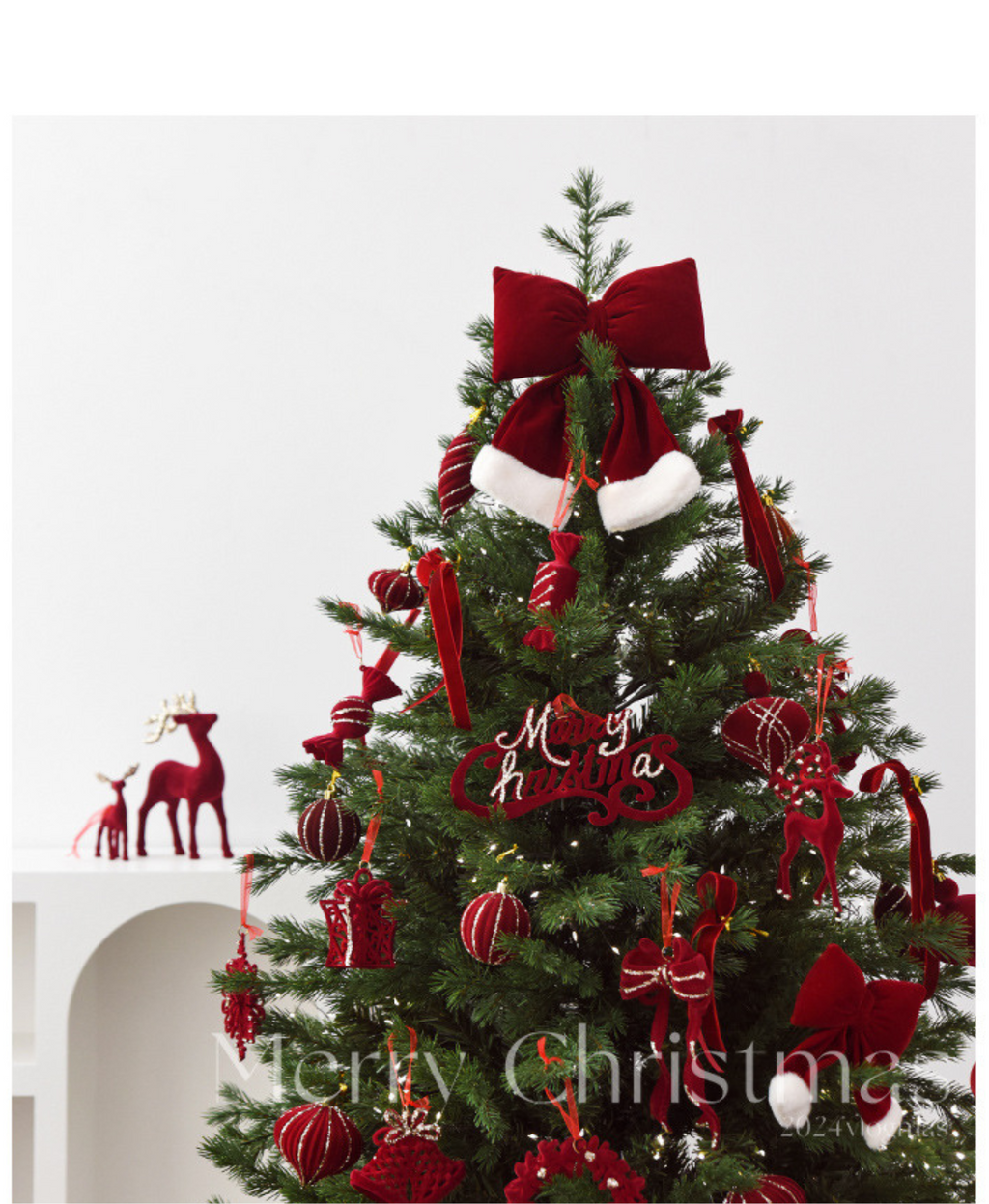 Velvet Maroon Holiday Ornament