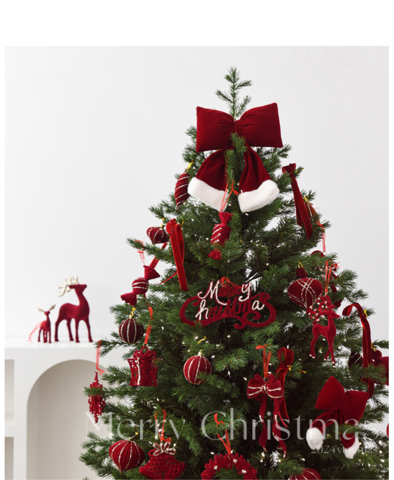 Velvet Maroon Holiday Ornament