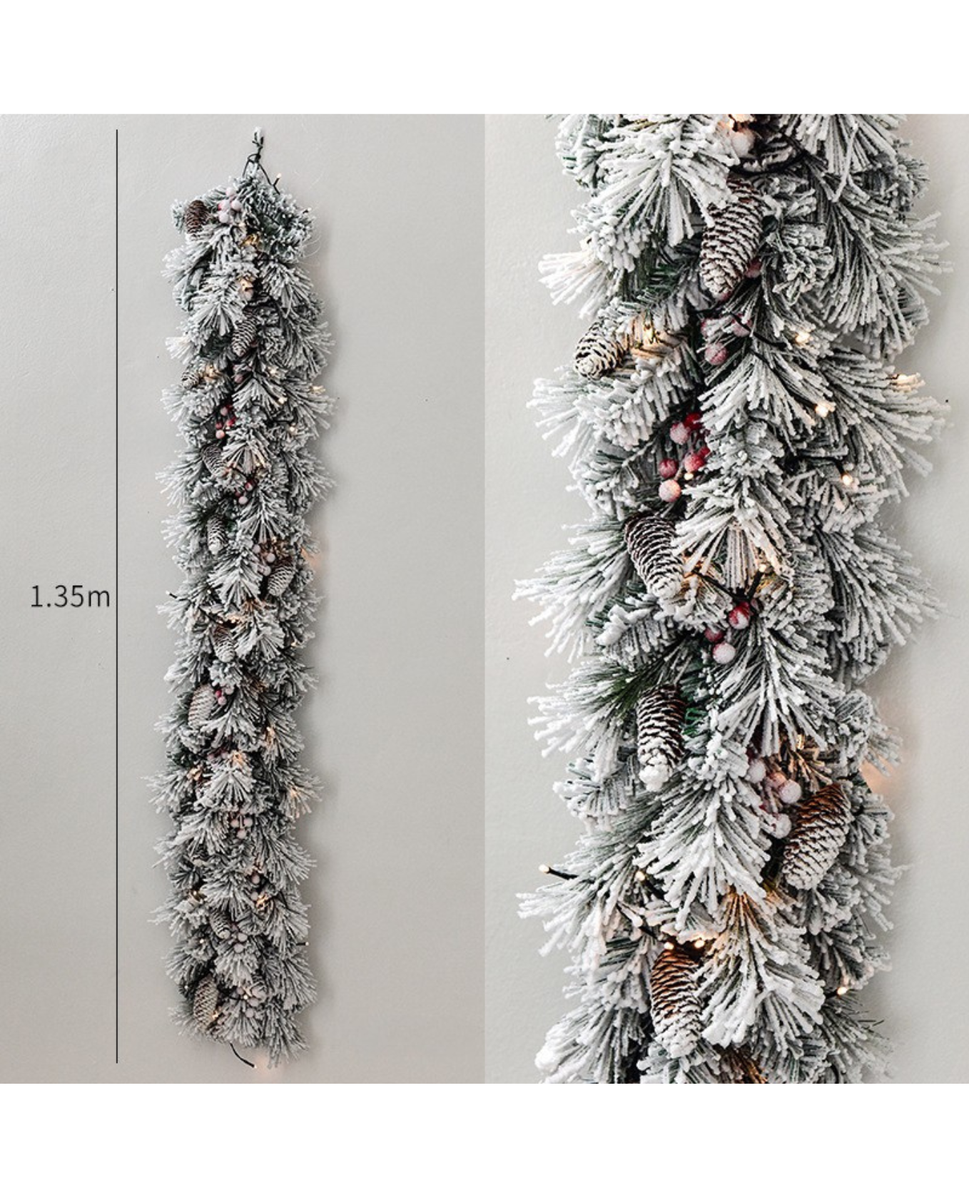New Snowlace Christmas Garland