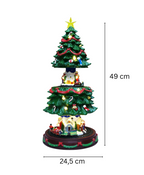 Luminous Tree with Rotating Train Music Box