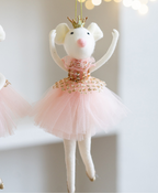 Blushing Charm Angel Ornament