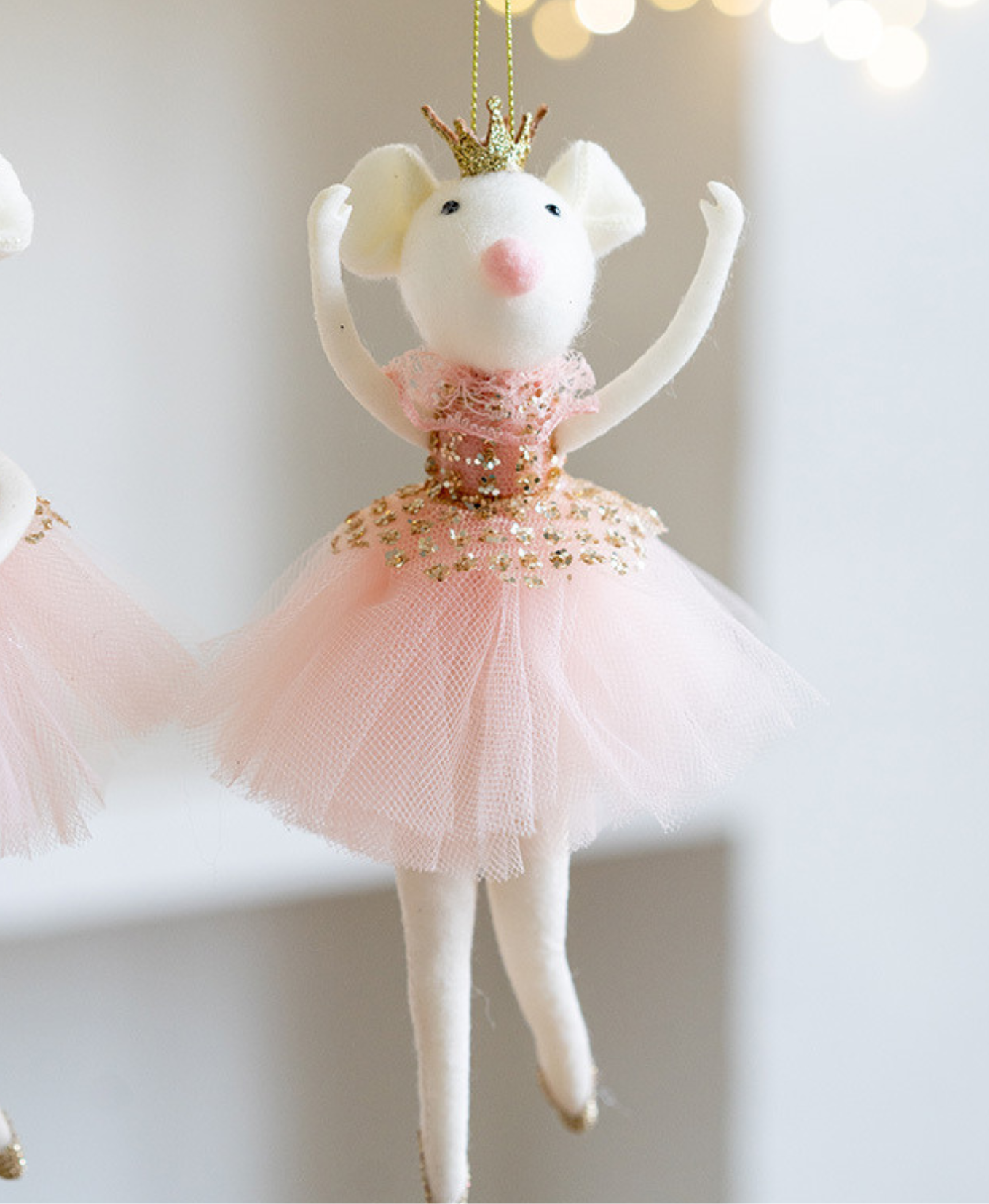 Blushing Charm Angel Ornament