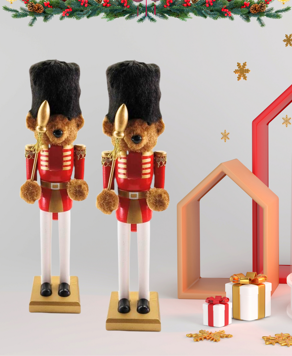 Nutcracker Bear Puppet Decoration