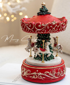 Holiday Splendor Musical Carousel