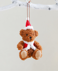 Jolly Teddy Christmas Ornament