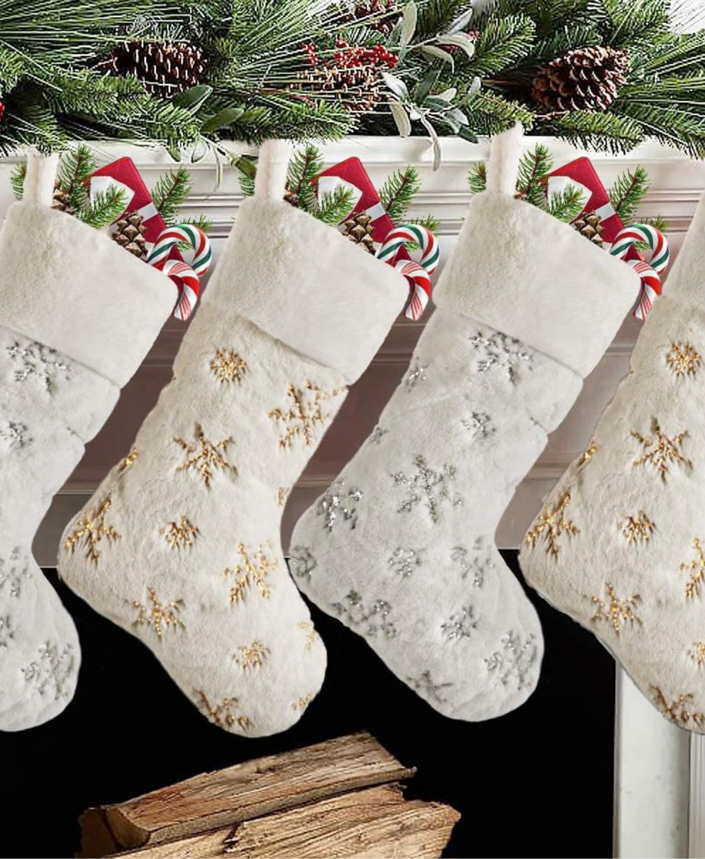 Snowflake Christmas Stocking
