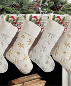 Snowflake Christmas Stocking