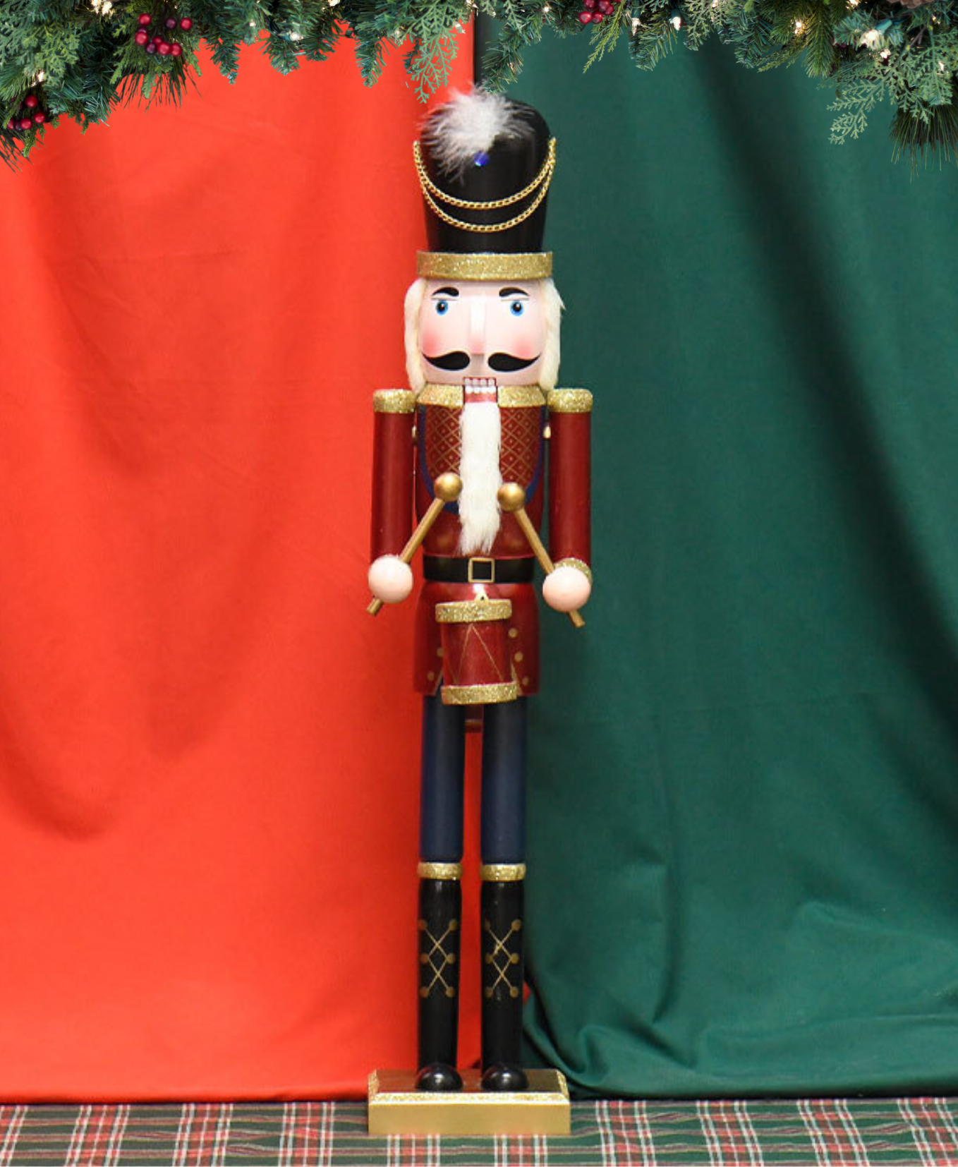 Classic Drummer Nutcracker – 76CM